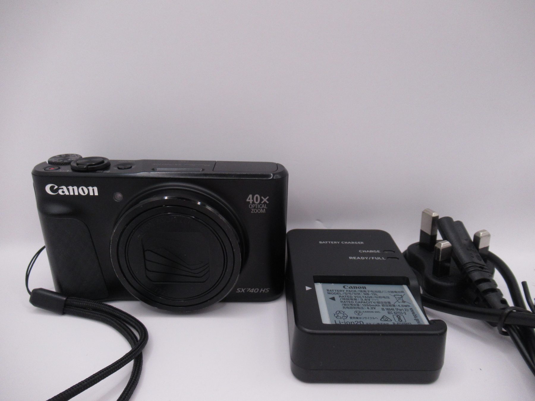 Canon PowerShot SX740 HS Digital Point and Shoot Camera 20.3MP - Black