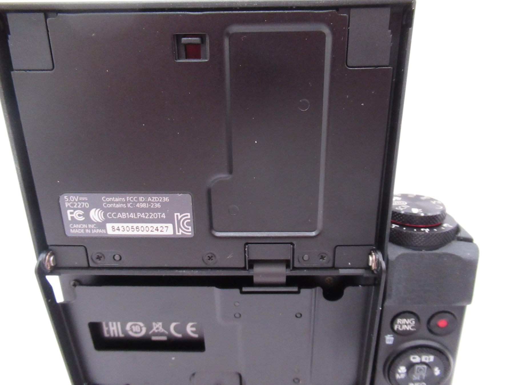 Canon PowerShot G7 X Mark II Digital Point and Shoot Camera 20.1MP - Black image 1